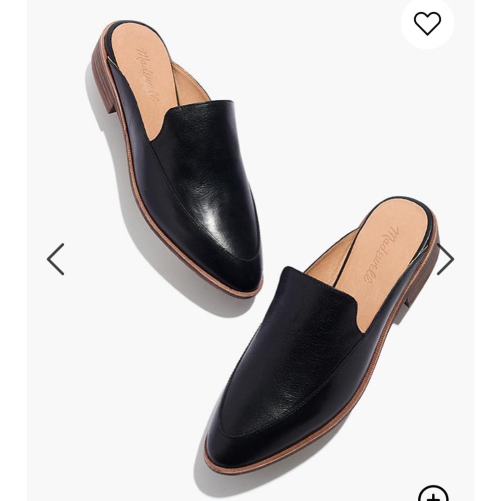 Madewell Frances Loafer Mule in Leather